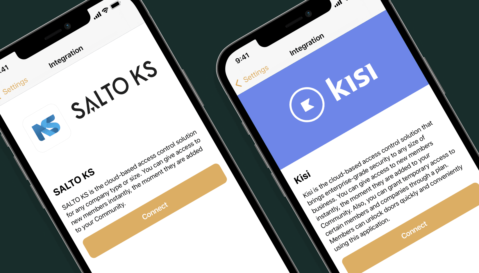Spacebring integration with access control systems for coworking spaces: Kisi, Salto KS