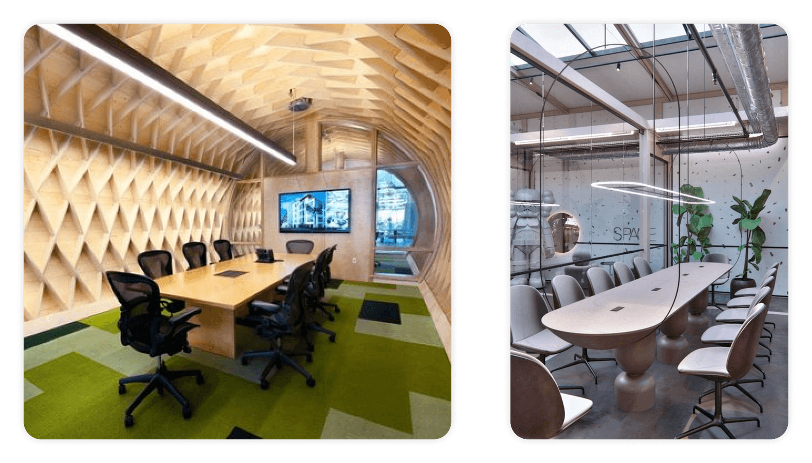 Futuristic meeting room design ideas